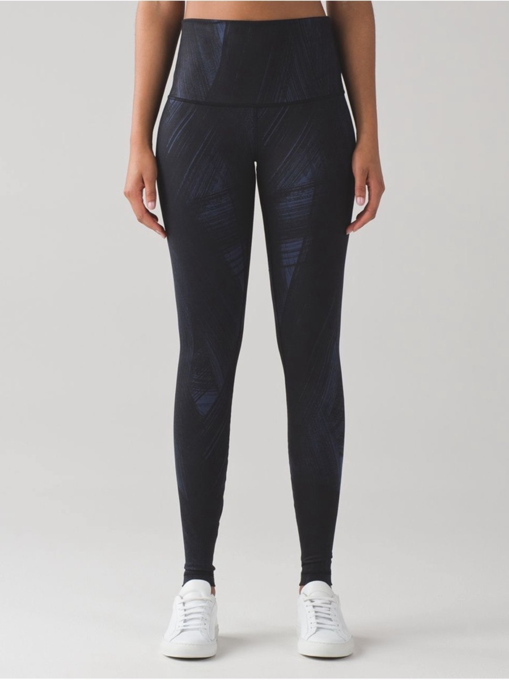 Lululemon Wunder Under Pant (Hi-Rise)(Full-On Luon) Wind Chill Deep Navy Black 4